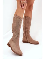 Kozačky HY51-860 hnědé - Step in style