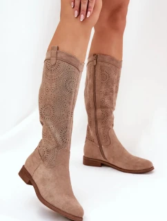 Kozačky HY51-860 hnědé - Step in style