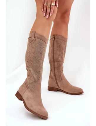 Kozačky HY51-860 hnědé - Step in style