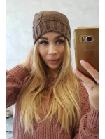 Fleecová čepice Ula K271 cappuccino
