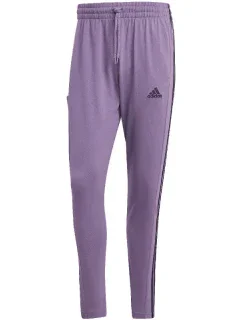 Kalhoty adidas Essentials Single Jersey Tapered Open Hem 3-Stripes M IJ8699