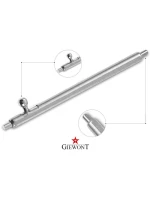 GIEWONT Ocelový 22mm teleskop pro řemínek/náramek SMARTWATCH GWT22 GIEWONT Ocelový 22mm teleskop pro řemínek/náramek SMARTWATCH GWT22