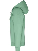 Daiber 8034 Pánská mikina s kapucí "Lounge" 02.8034 jade green