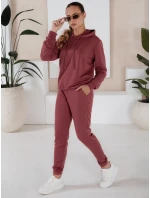 Dámská tepláková souprava MIGEL bordó FashionStreet AY0809 Dámská tepláková souprava MIGEL bordó FashionStreet AY0809