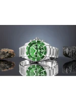 Pánské hodinky Giewont Chronograph Sapphire Silver Green GW3970-B8