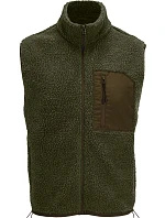 SOL'S Fury Bodywarmer Fleecová vesta Sherpa 25.4041 army/dark army SOL'S Fury Bodywarmer Fleecová vesta Sherpa 25.4041 army/dark army