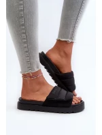 Dámské Žabky Na Platformě Big Star NN274772 Černé