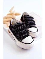 Dětské tenisky na suchý zip Černá Bernie