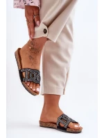 Dámské Křupky Zdobené Čepicemi Černé Evelins