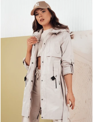 Dámská přechodná bunda parka NOLES šedá FashionStreet TY4279 Dámská přechodná bunda parka NOLES šedá FashionStreet TY4279