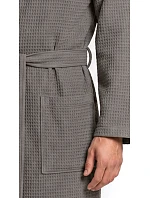 Pánský vaflový župan Vestis Saimaa Organic Grey