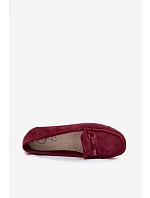 Dámské mokasíny Ploché Bordó Olisa