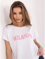 Tričko RV TS A1206.84 bílá růžová