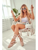 Dámské elegantní espadrilky Big Star - světle růžové