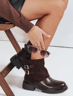 FashionStreet hnědé dámské boty ZY1120