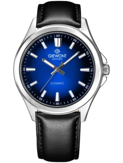 Pánské safírové černo-modré hodinky Giewont Elegance GW5160-A3