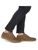 Pánské hnědé kožené polobotky Rieker 08301-24