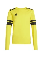 Dětské tričko adidas Squadra 25 s dlouhým rukávem žlutá JJ0043