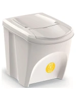 Odpadkové koše 25 L SORTIBOX SET 3 ks. popelavě šedá