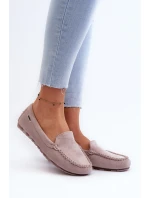 Dámské lodičky z ekologického semiše fialové Amrutia