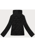 Černá tenká dámská bunda se stojáčkem S'West (B8363-1) Černá tenká dámská bunda se stojáčkem S'West (B8363-1)