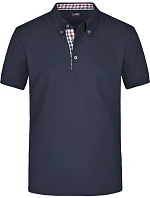 Daiber JN 964 Pánské piqué polo button-down 02.0964 navy/red-navy-white Daiber JN 964 Pánské piqué polo button-down 02.0964 navy/red-navy-white