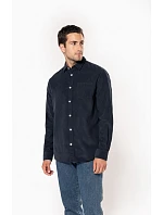 Kariban K 599 Manšestrová košile s dlouhým rukávem 20.K599 washed dark navy Kariban K 599 Manšestrová košile s dlouhým rukávem 20.K599 washed dark navy