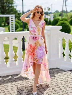 Dámské šaty SUK0401 58D /198336 Multicolor - Roco Fashion