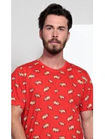 Pánské pyžamo dlouhé Býk