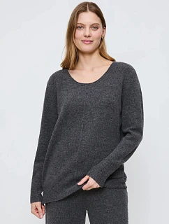 Amourette Cozy Top - DARK GREY MELANGE - TRIUMPH DARK GREY MELANGE - TRIUMPH