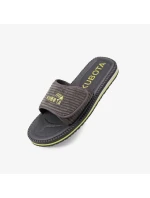 Manšestrové žabky na suchý zip Kubota graphite KUBKRZ-AW23-02-28