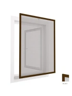 ALU OKENNÍ MOSKYTIÉRA 100X120 HNĚDÁ PLUS