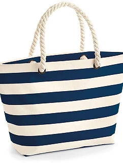 Westford Mill W 680 Plážová taška "Nautical" 50.0680 natural/navy