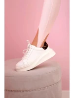 Dámské legíny s rozparkem na patě, vysoký pas pudrově růžová Dámské legíny s rozparkem na patě, vysoký pas pudrově růžová