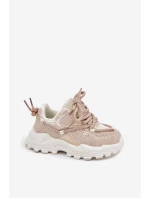 Sportovní boty sneakers dětské béžové Tilvianea