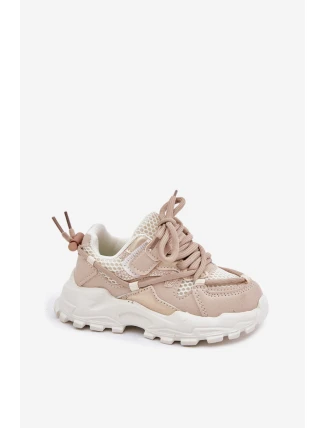 Sportovní boty sneakers dětské béžové Tilvianea