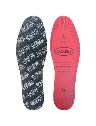 CORBBY ACTI WORK Vložky s granulovaným uhlím na řezání 36-46