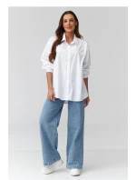 Košile s dlouhým rukávem  model 224103 Makadamia