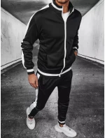 FashionStreet černá pánská tepláková souprava AX0701