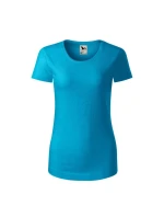Tričko Malfini Origin (GOTS) W MLI-17244 tyrkysová