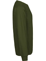 Neutral O 63001 Unisex raglánová mikina z bio bavlny 77.6301 military