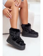 Sněhule S Kožíškem A Šněrováním Černé Silvara