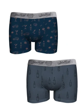 Pánské boxerky John Frank JF2BEF40 2PACK Pánské boxerky John Frank JF2BEF40 2PACK