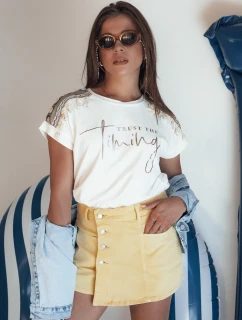 Dámské šortky SUMERLUXE žluté FashionStreet SY0337