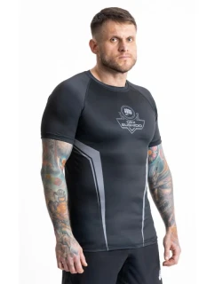 Šedá kombinéza DBX Bushido s logem krátkého rukávu