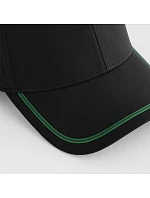 Beechfield B 166R 6 panelová kšiltovka "Match Day" 53.166R black/kelly green Beechfield B 166R 6 panelová kšiltovka "Match Day" 53.166R black/kelly green