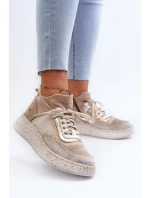 Dámské semišové polobotky Maciejka 06405-04 Beige Dámské semišové polobotky Maciejka 06405-04 Beige