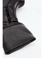 Dámské kozačky na platformě Černé Terisse