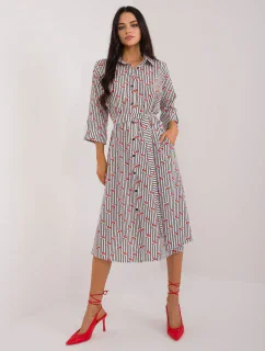 Šaty LK SK 509673 1.41X bílé a černé