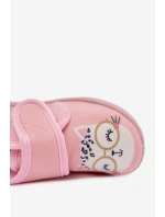 Dětské bačkory na suchý zip – růžové Katline Dětské bačkory na suchý zip – růžové Katline